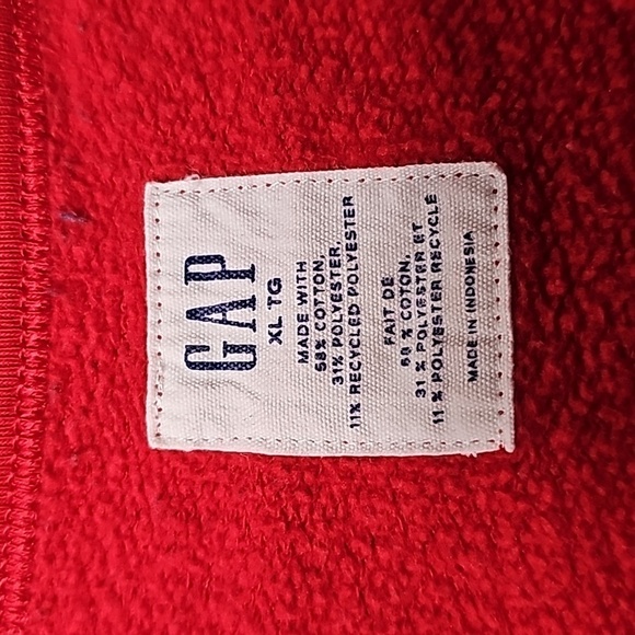Gap XL red crew neck sweater - Picture 5 of 5